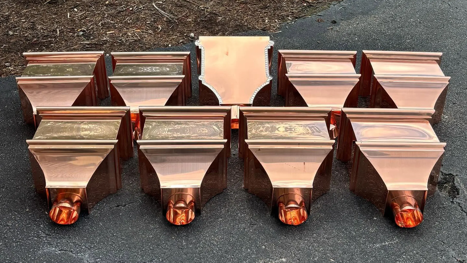 Copper Bedford Conductor Heads