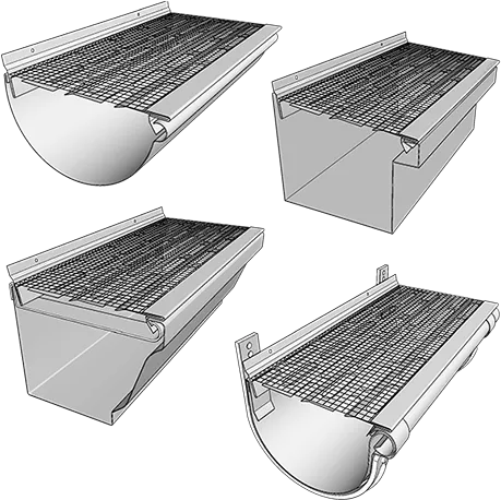 Premium gutter screen examples showing the screen design