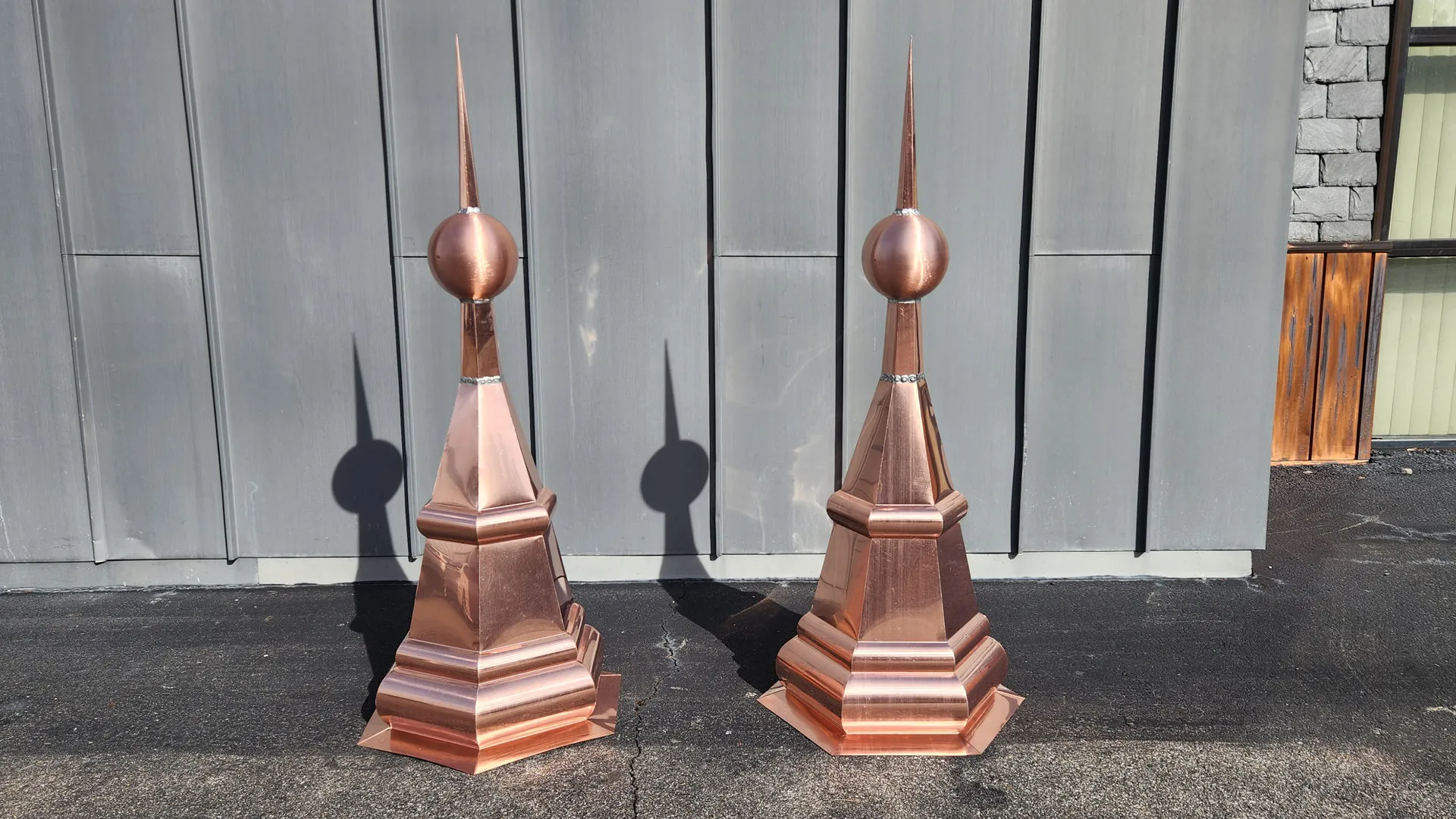 Copper Finials