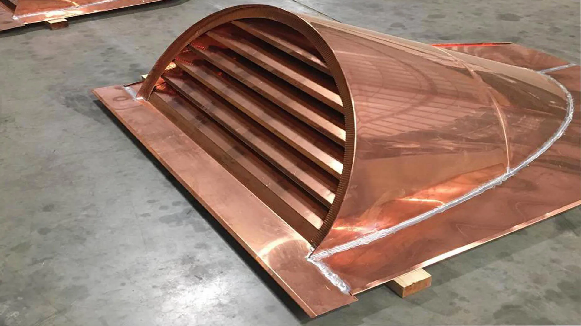 Half Round Copper Dormer