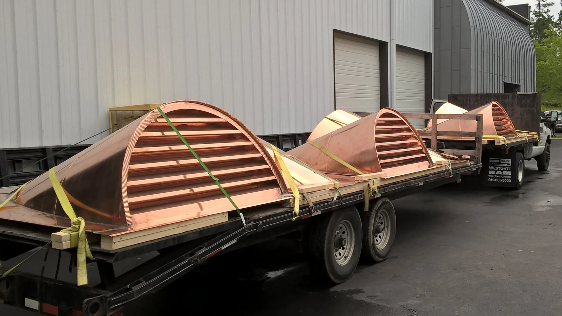 Copper Dormers Ready to Ship