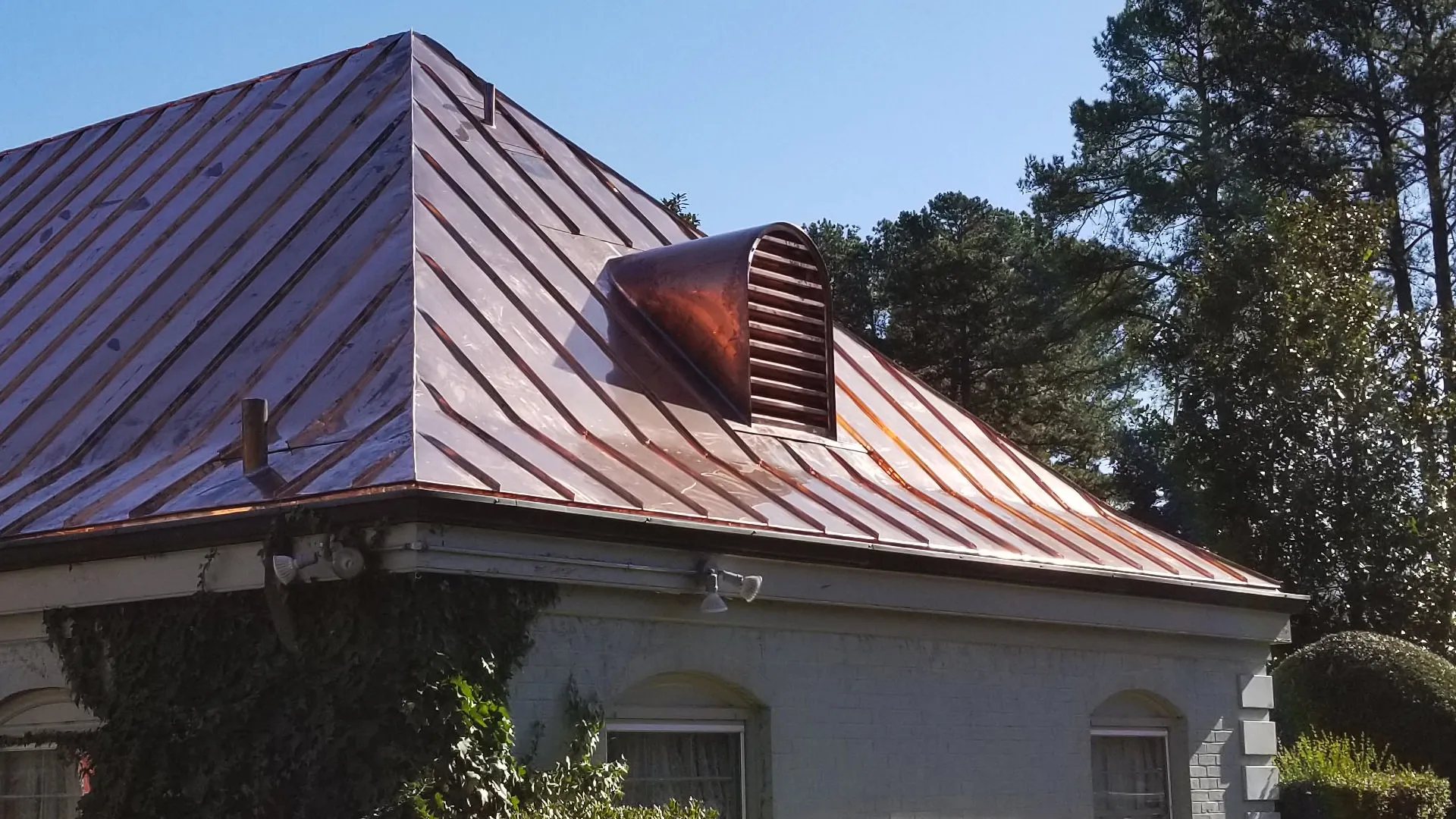 Copper Barrel Dormer Installed