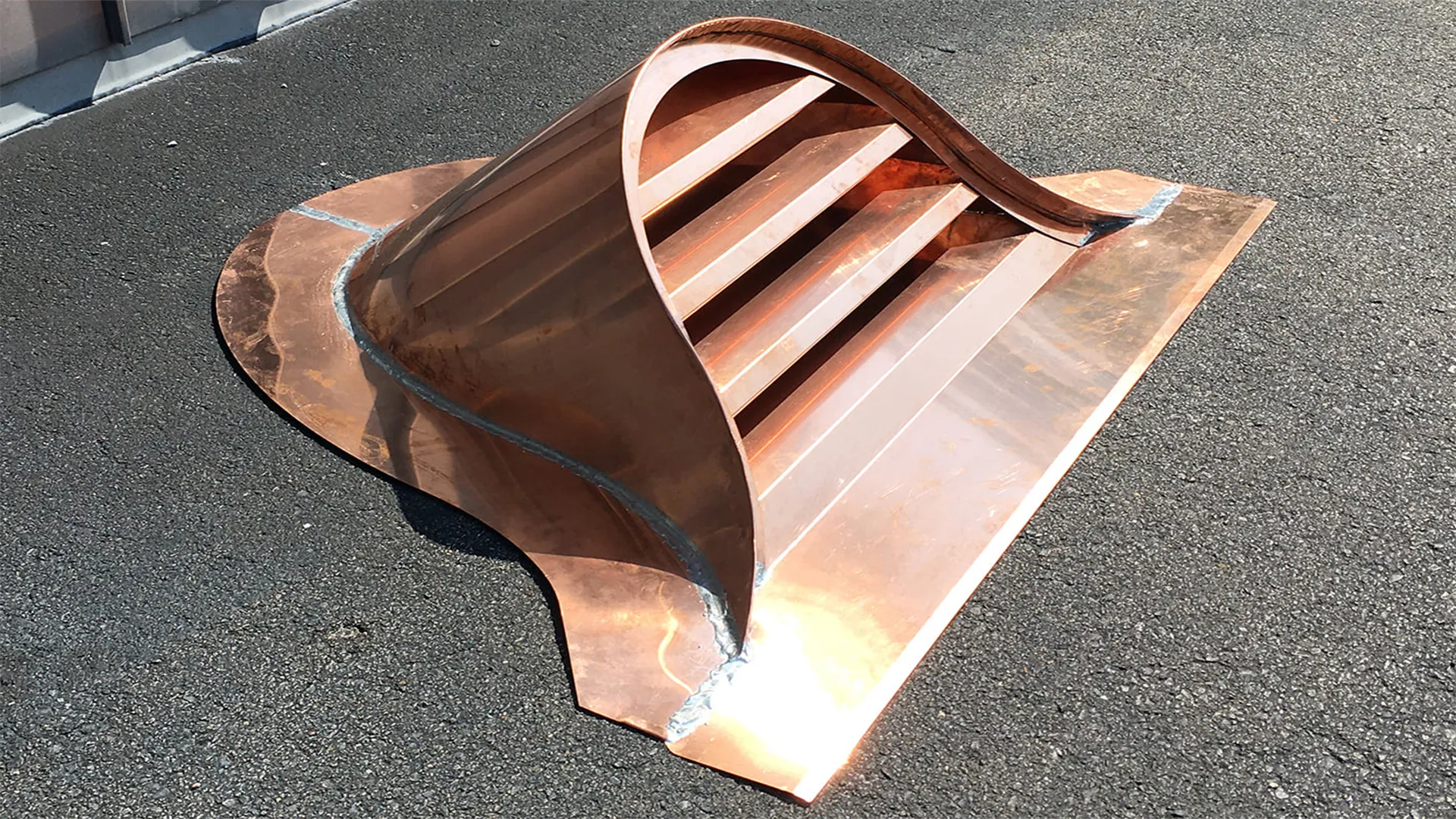 Copper Eyebrow Dormer