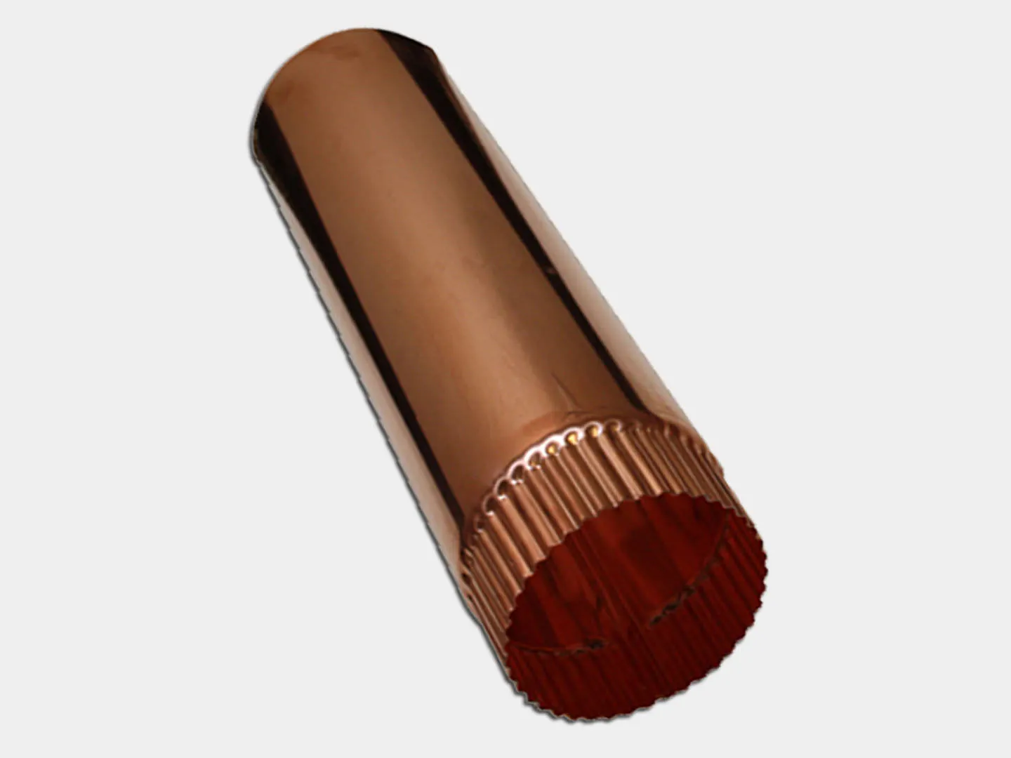 Plain Round Copper Downspout