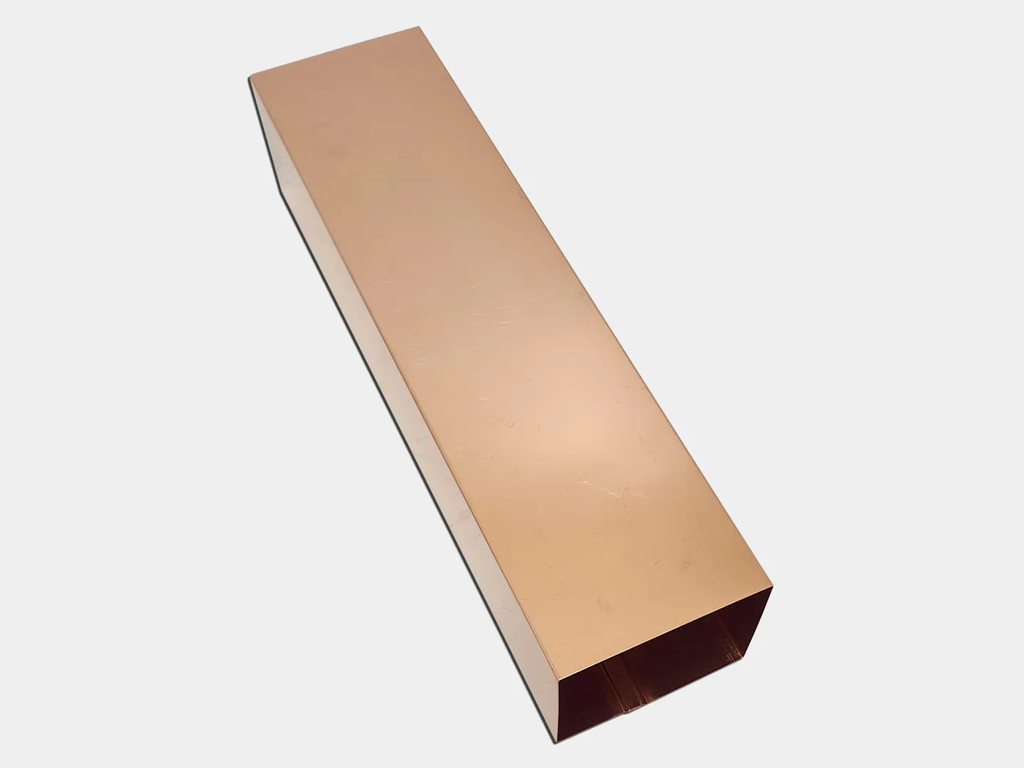 Plain Square Copper Downspout