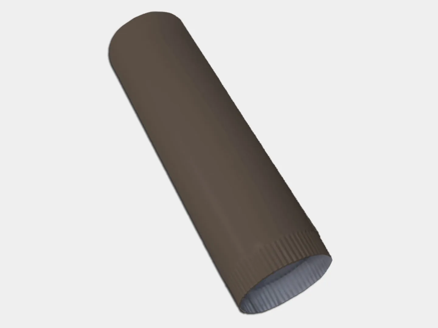 Plain Round Kynar Steel Downspout