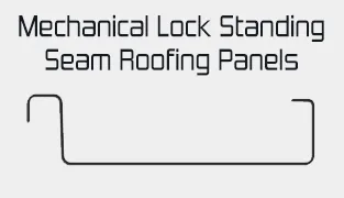 Mechanical Lock Standing Seam Roofing Panels