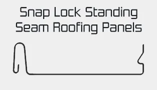 Snap Lock Standing Seam Roofing Panels