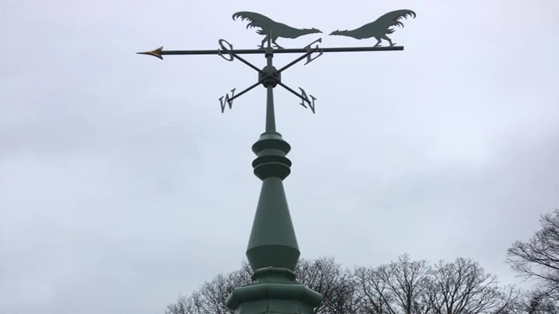 Custom Pre-Patina Copper Weathervane 