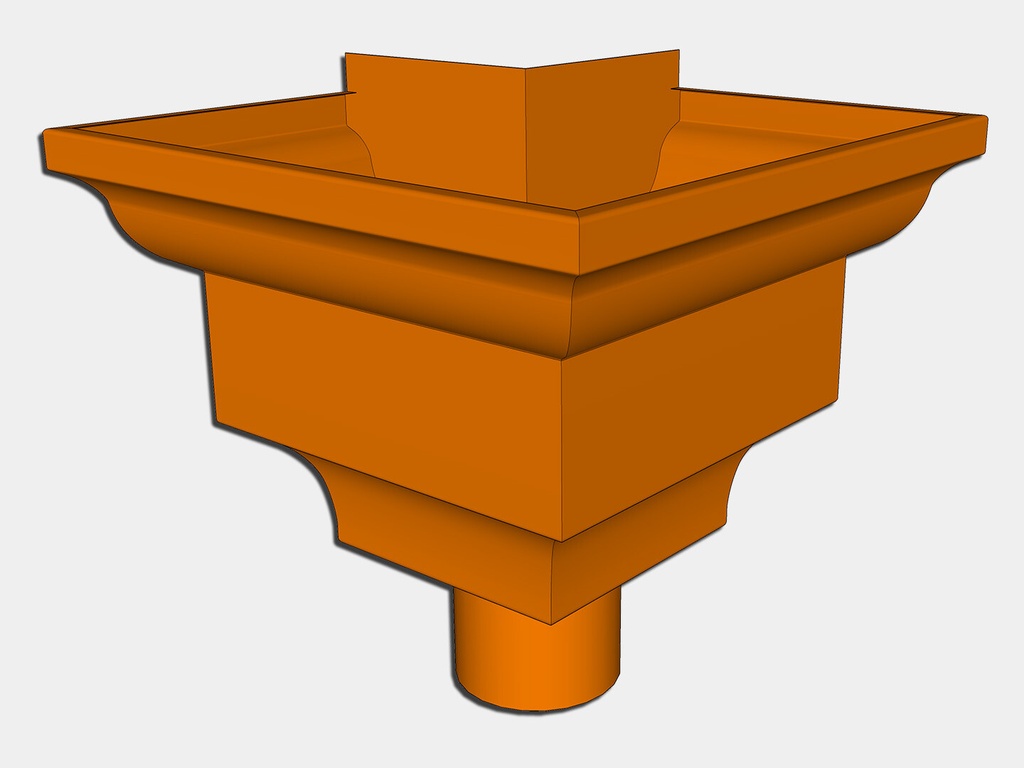 The Federal Outside Corner Conductor Head / Leader Head