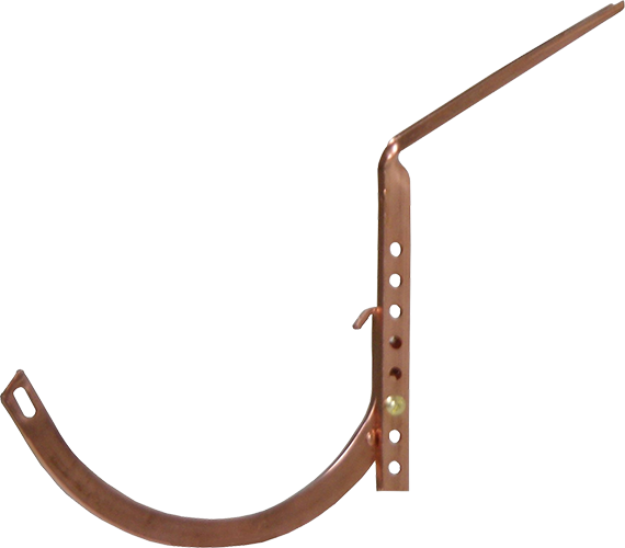 #12 Copper Roof Mount Gutter Shank