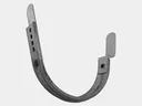 #15 Fascia Mount Half Round Gutter Stainless Steel Bar Hanger