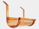 #16 Roof Mount Half Round Gutter Copper Bar Hanger