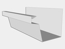 0.027" Aluminum Industrial Box Gutter