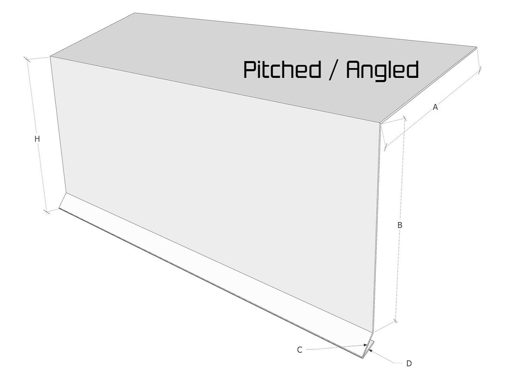 24 Gauge Kynar Steel Drip Edge with Kick