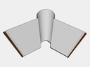 24 Gauge Kynar Steel Ridge Roll Roof Flashing