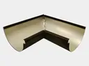 Aluminum 0.027" Half Round Gutter Inside Miter