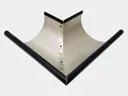 Aluminum 0.027" Half Round Gutter Outside Miter