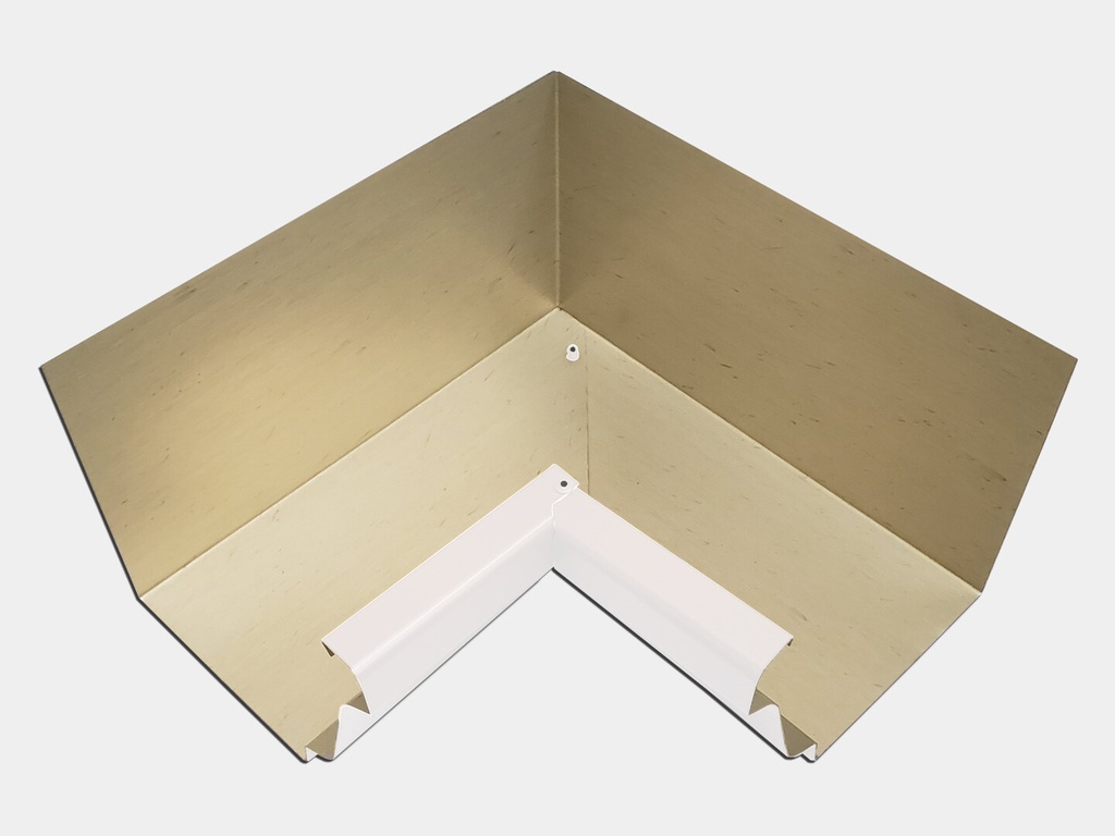 Aluminum 0.027" K-Style Gutter Inside Miter