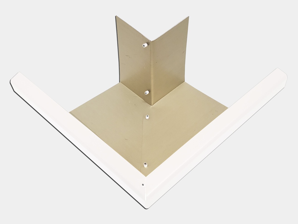 Aluminum 0.027" K-Style Gutter Outside Miter