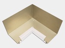 Aluminum 0.032" Kynar K-Style Gutter Inside Miter