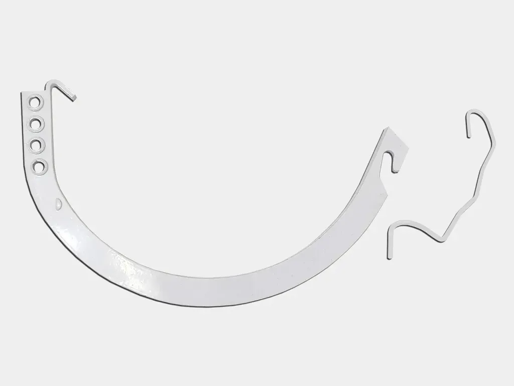 Aluminum Gem Circle Half Round Gutter Hanger