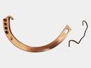 Copper Gem Circle Half Round Gutter Hanger