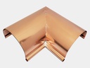 Copper Half Round Gutter Inside Miter