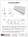 Copper Z Flashing