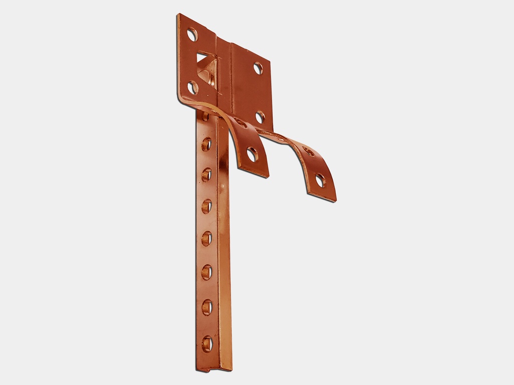 Crown Molding Copper Shank #6 for Half Round Gutter Hanger