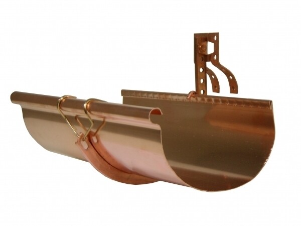 Crown Molding Copper Shank #6 for Half Round Gutter Hanger