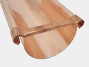 Double Bead Copper Half Round Gutter