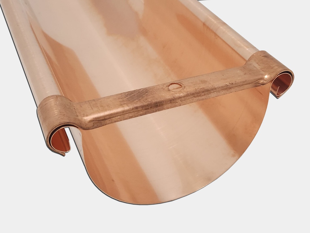 Double Bead Half Round Lead Coated Copper Gutter Hanger