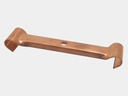 Double Bead Half Round Copper Gutter Hanger