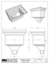 The Large Federal Conductor Head | Leader Head - Copper, Aluminum, Steel