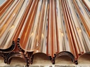 Euro Bead Copper Half Round Gutter