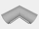 Euro Bead Galvalume Plus Half Round Gutter Inside Miter