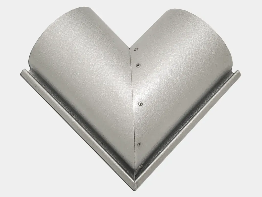 Euro Bead Galvalume Plus Half Round Gutter Outside Miter