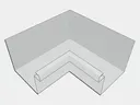 Galvalume Plus Commercial Box Gutter Inside Miter