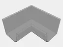 Galvalume Plus Residential Box Gutter Inside Miter