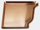 K-Style Copper Gutter Left / Right End Cap