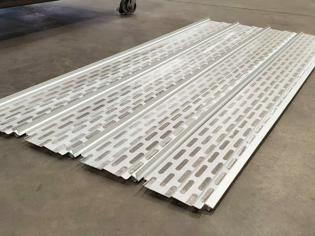 KM 0.027" Aluminum Gutter Screen