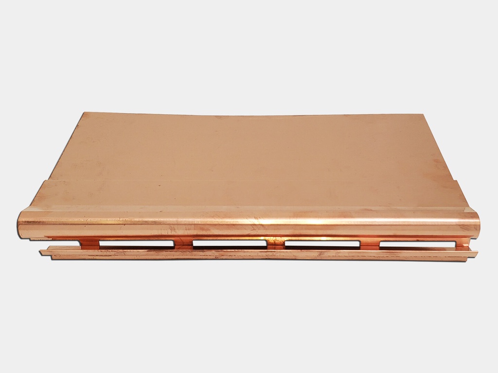 KM Copper Solid Gutter Cover