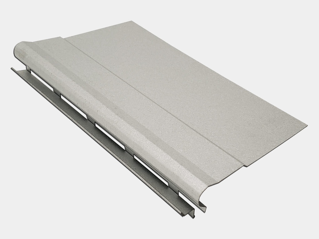 KM Galvalume Plus Solid Gutter Cover