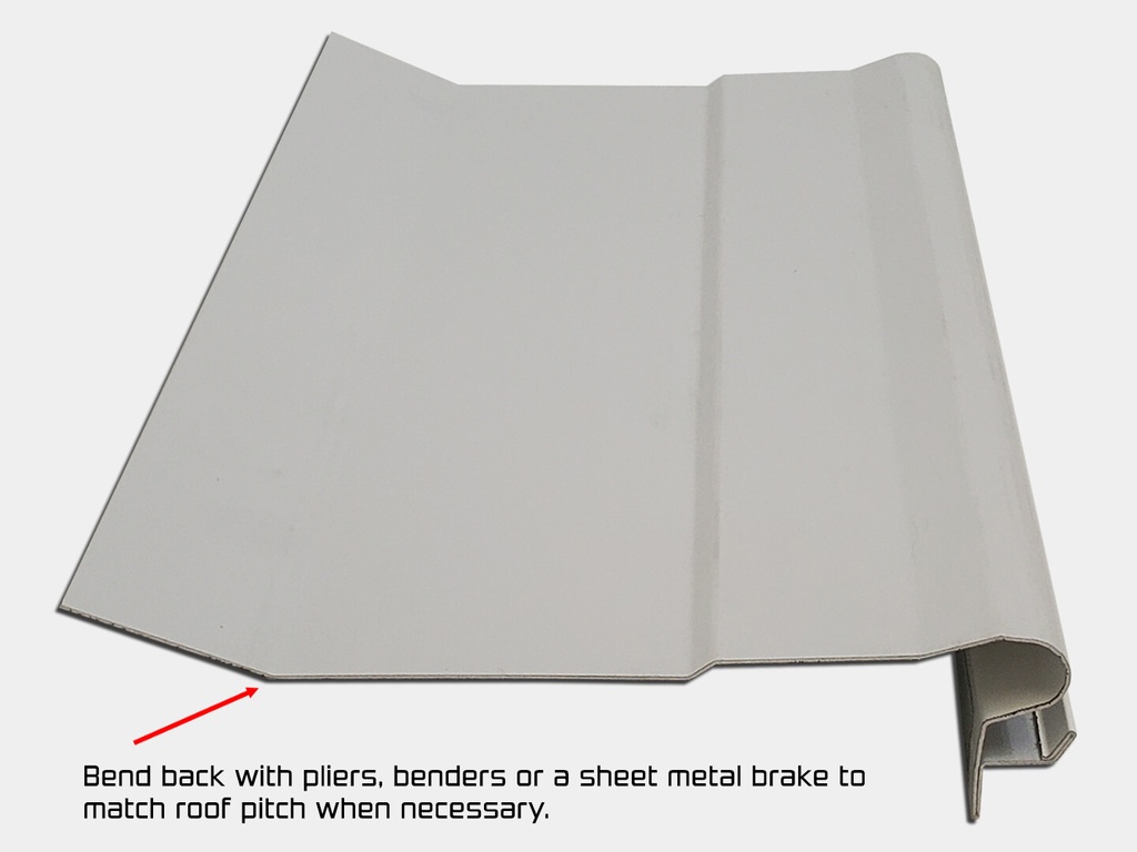 KM Kynar Solid Steel Gutter Cover