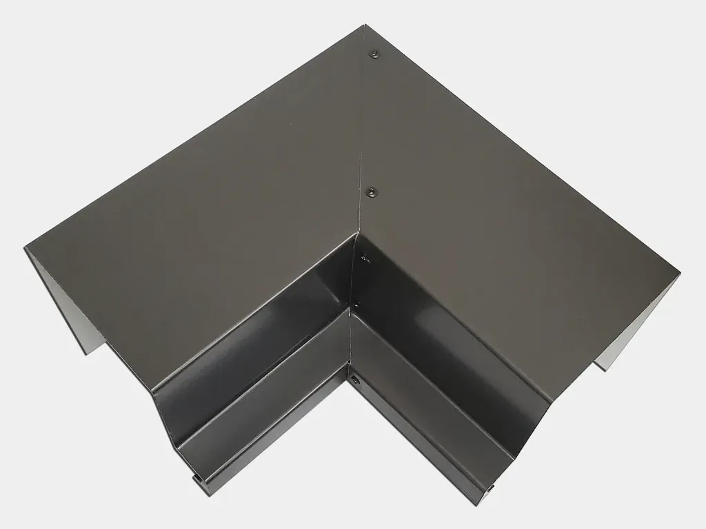 Kynar Steel Commercial Box Gutter Inside Miter