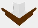 Kynar Steel Commercial Box Gutter Outside Miter
