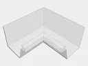 Kynar Steel Industrial Box Gutter Inside Miter