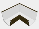 Kynar Steel Residential Box Gutter Inside Miter