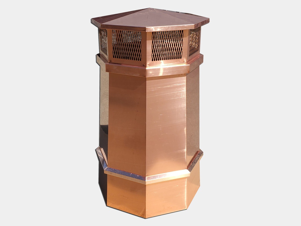Octagonal Chimney Pot